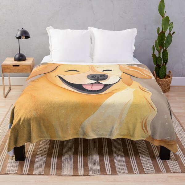 Item preview, Perro Golden Retriever en acuarela designed and sold by TheresaNicole.
