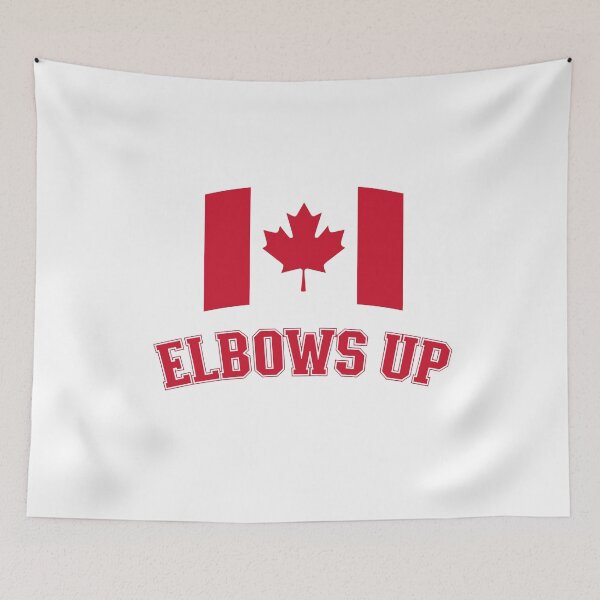 Item preview, ELBOWS UP Canadian Flag CANADA PRIDE designed and sold by Greenbaby.