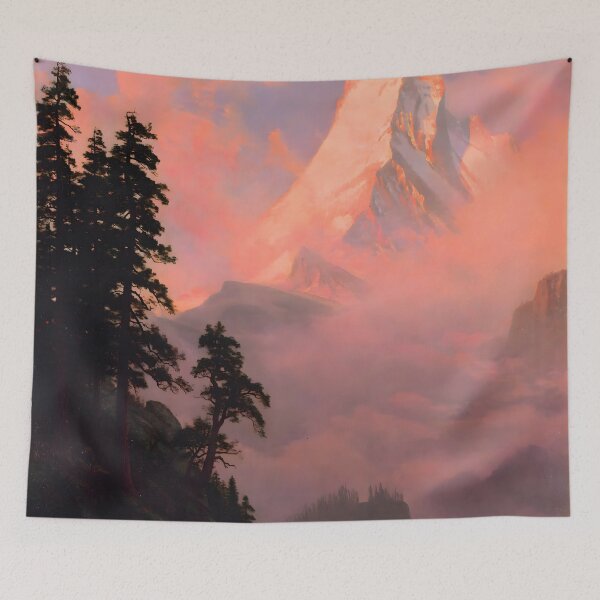 Item preview, Sunrise on the Matterhorn, by Albert Bierstadt designed and sold by irynaartbyim.