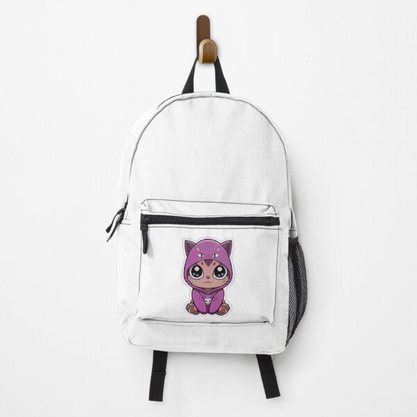 Vista previa del artículo con la obra «Lindo gato kawaii con sudadera rosa», diseñado y vendido por OnixDesign.