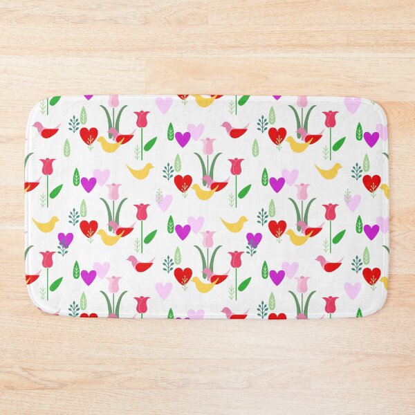 Item preview, Delicate Garden Flowers and Birds Pattern  designed and sold by Sharon Schwalbe.