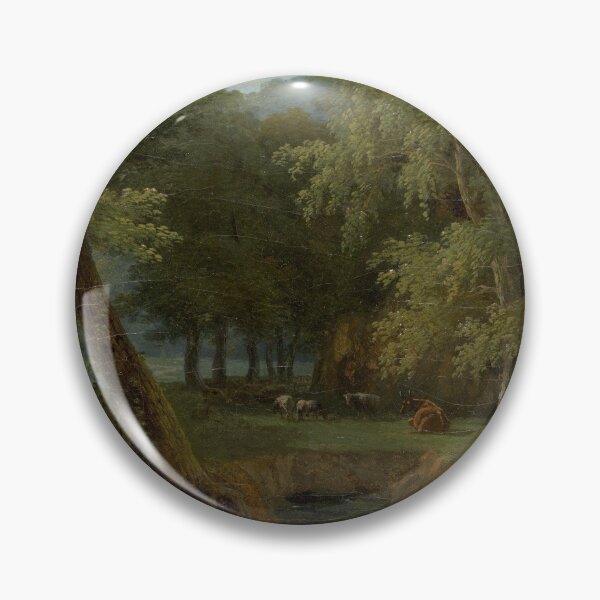 Item preview, Woodland Scene with Nymphs and a Herm by Jean-Victor Bertin, c. 1810 designed and sold by classicalposter.