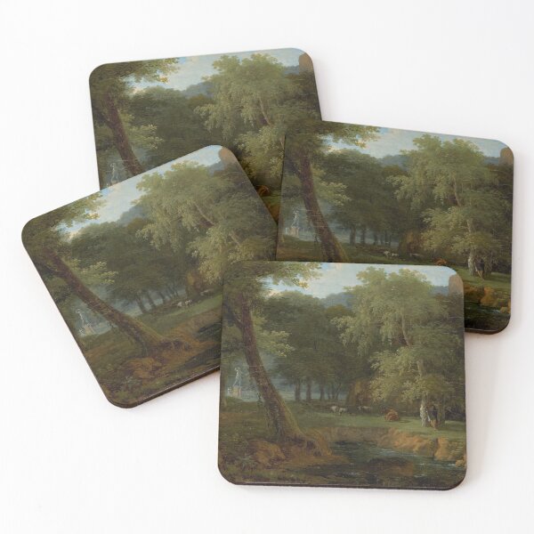 Item preview, Woodland Scene with Nymphs and a Herm by Jean-Victor Bertin, c. 1810 designed and sold by classicalposter.