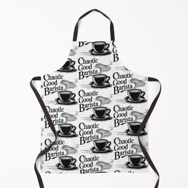 Aperçu de l'œuvre Chaotic Good Coffee Enthusiast créée et vendue par CrownedCanvas.