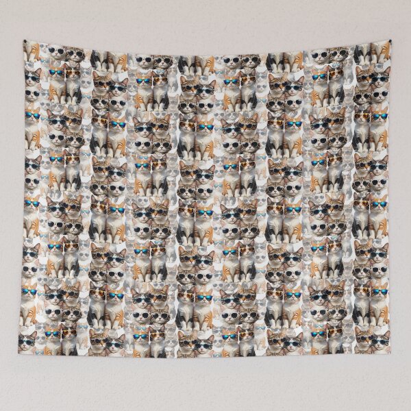 Item preview,  Cats With Sunglasses Pattern Design  designed and sold by PatternTitan.