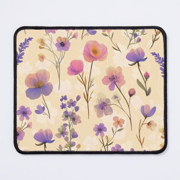 Item preview, Vintage Watercolor Wildflowers – Soft Pastel Botanical Floral Pattern designed and sold by Nouveaupattern.