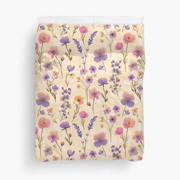 Item preview, Vintage Watercolor Wildflowers – Soft Pastel Botanical Floral Pattern designed and sold by Nouveaupattern.