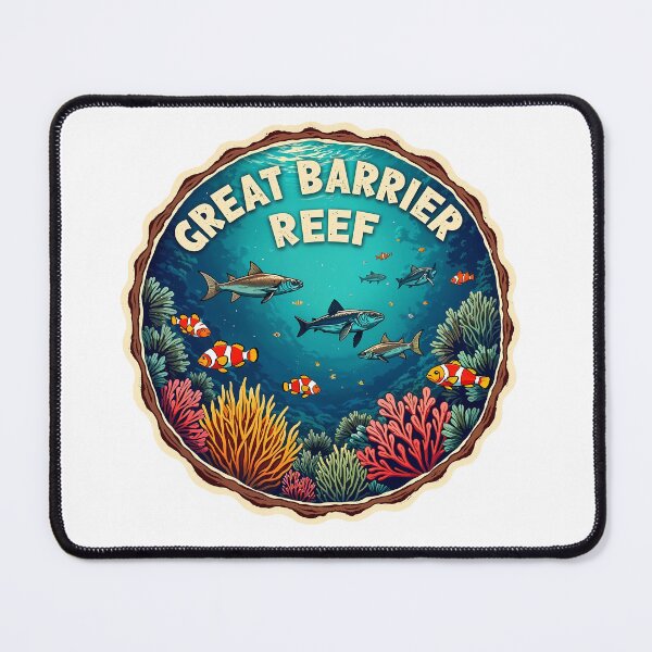 Item preview, Great Barrier Reef - Modern Illustration designed and sold by FinSail.