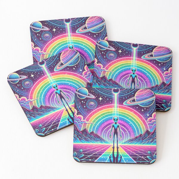 Item preview, Aliens rainbow, aliens, rainbow, colours  designed and sold by B-M-Store.