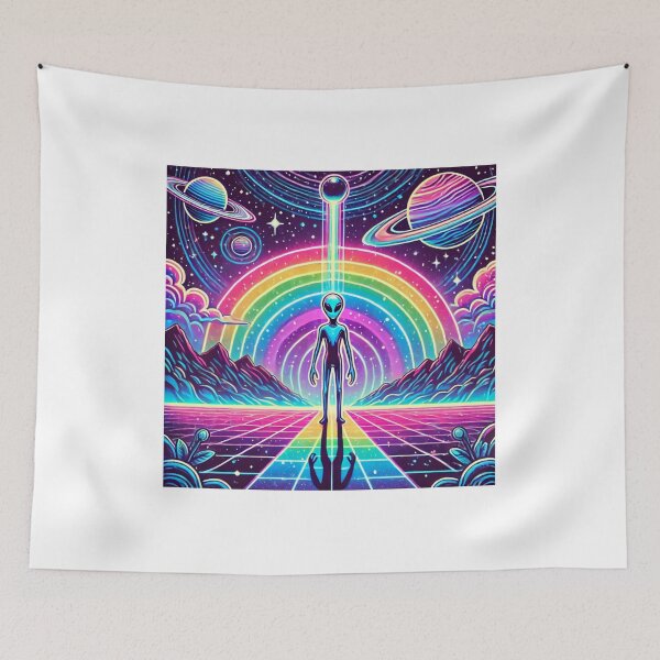Item preview, Aliens rainbow, aliens, rainbow, colours  designed and sold by B-M-Store.