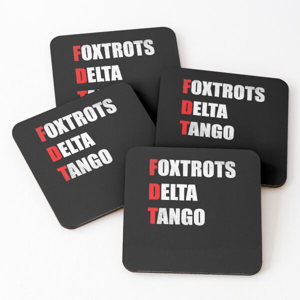 Item preview, Distressed Foxtrots Delta Tangos Funny Foxtrots Delta Tangos designed and sold by Run to Creations.