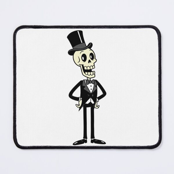 Item preview, Dapper Skeleton | Stylish and Whimsical Undead Graphic designed and sold by Tw1nsAIArt.