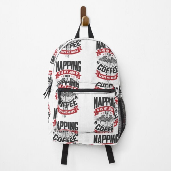 Item preview, Napping is My Job, Coffee Keeps Me Awake Design designed and sold by BDLuck2021.