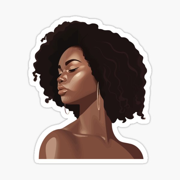 Item preview, Black Woman Poised in Power designed and sold by Denny-Danny.