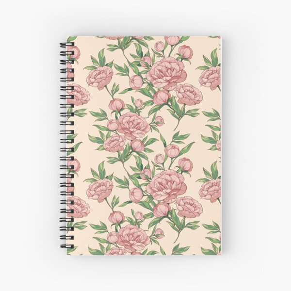 Aperçu de l'œuvre Motif floral vintage sans couture de pivoines | Motif botanique romantique créée et vendue par Nouveaupattern.