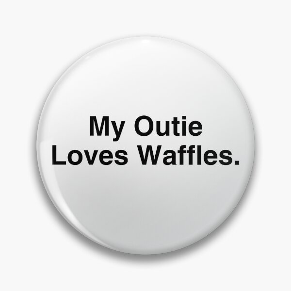Item preview, My Outie Loves Waffles  - Funny Severence-Inspired designed and sold by jodibeingjodi.