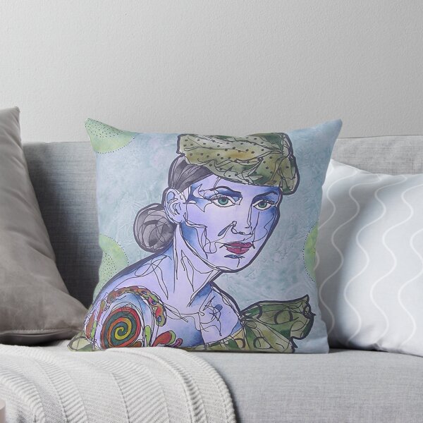 Item preview, Tattooed Woman In Green designed and sold by gailmiller.