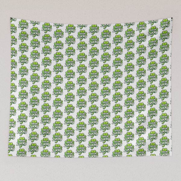Item preview, ST. PATRICK’S DAY “FEELIN’ LUCKY” SHAMROCK, AI designed and sold by davidjulie.