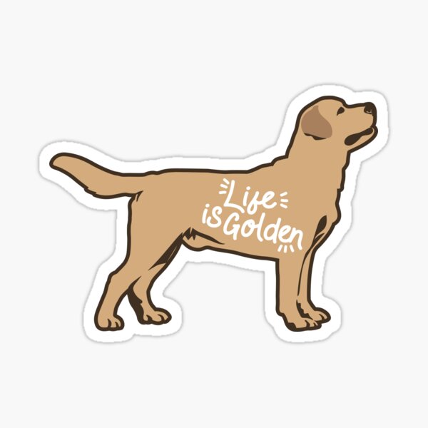 Artikel-Vorschau von Golden Retriever | Das Leben ist golden, designt und verkauft von Free-Range Chicken.