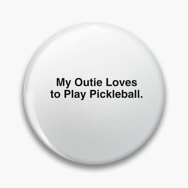Item preview, My Outie Loves to Play Pickleball  - Funny Severence-Inspired designed and sold by jodibeingjodi.