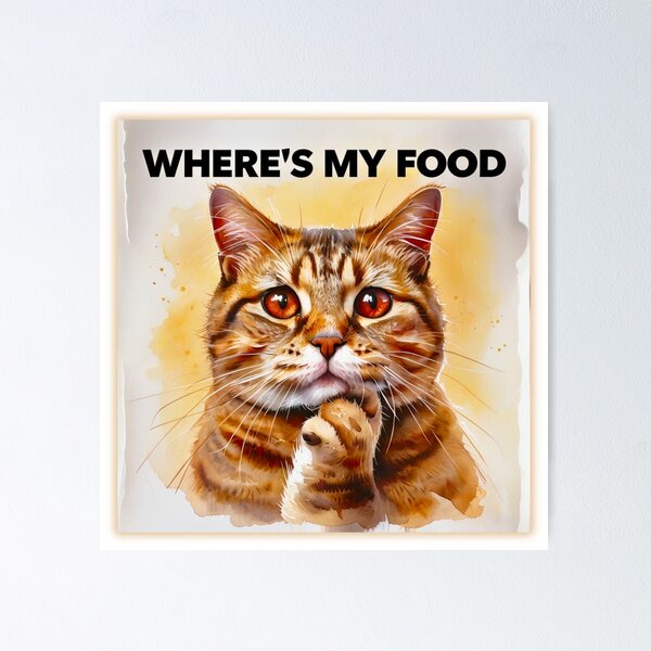Item preview, WHERE'S MY FOOD designed and sold by DonaFada.
