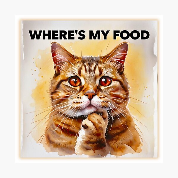 Item preview, WHERE'S MY FOOD designed and sold by DonaFada.
