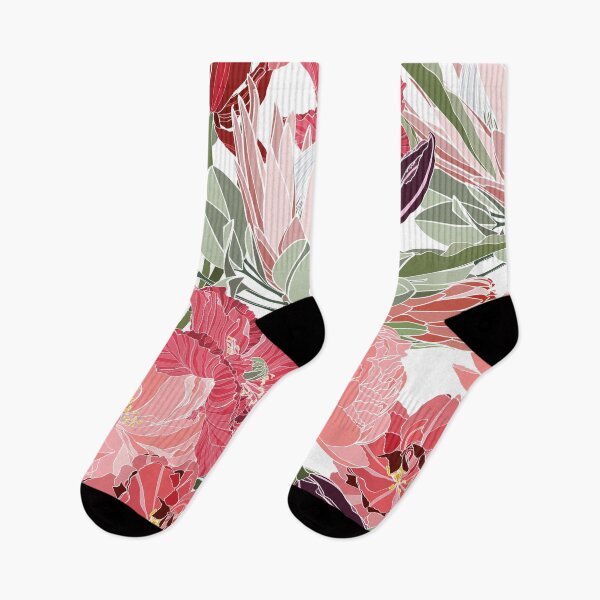 Item preview, Vintage colors seamless tropical pattern with colorful garden flowers and orchids. designed and sold by MatyKotiv.