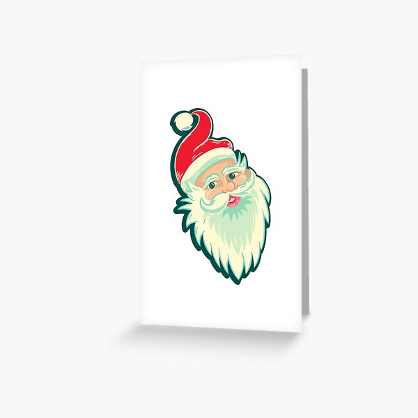 Item preview, Smiling Santa Head for Christmas designs designed and sold by Jdawnink.
