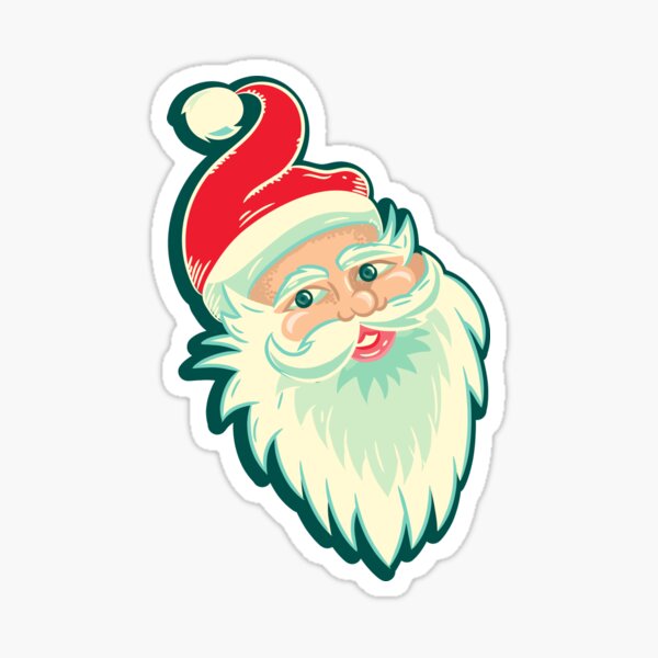 Item preview, Smiling Santa Head for Christmas designs designed and sold by Jdawnink.