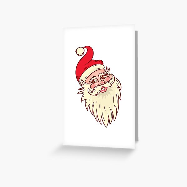 Item preview, Smiling Santa Head for Christmas designs designed and sold by Jdawnink.
