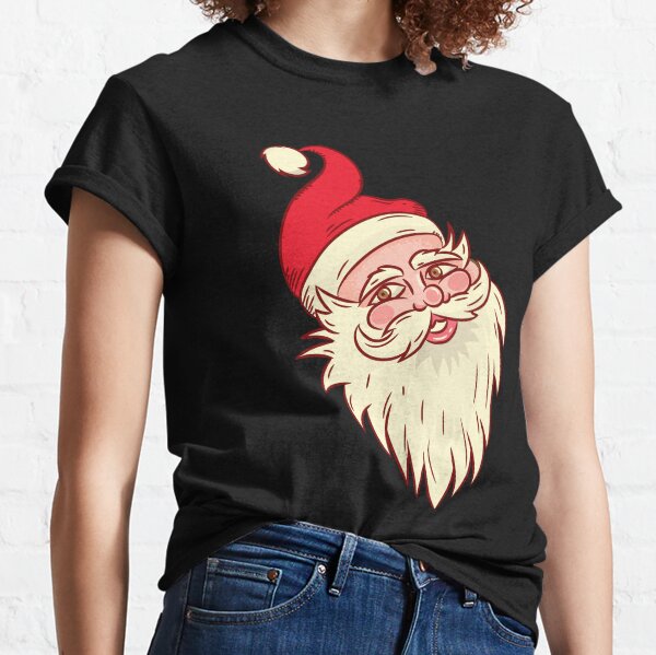 Artikel-Vorschau von Lächelnder Weihnachtsmannkopf für Weihnachtsdesigns, designt und verkauft von Jdawnink.