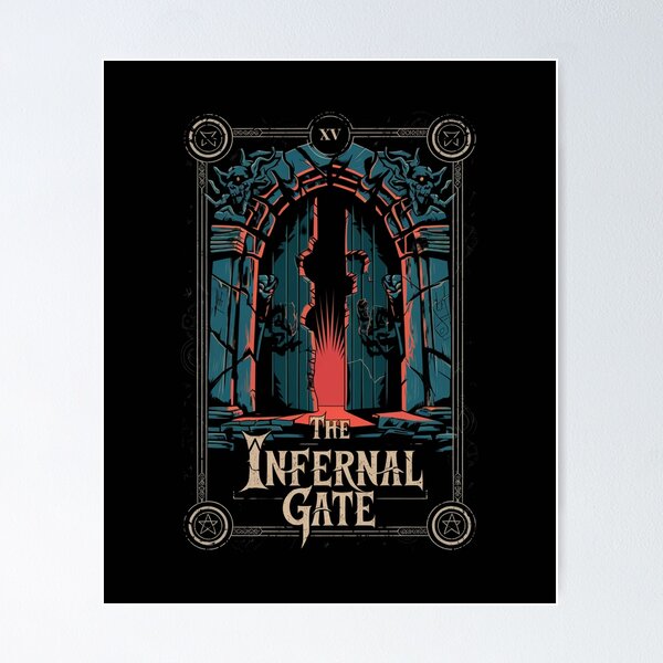 Item preview, Tarot Card - The Infernal Gate designed and sold by SignumShop.