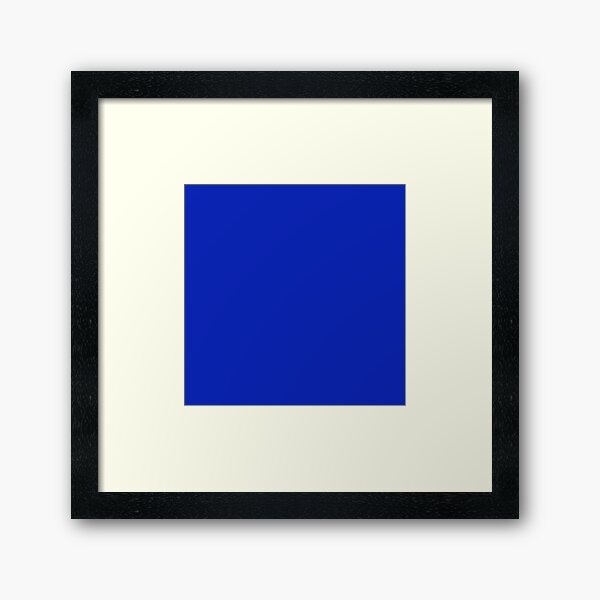 Aperçu de l'œuvre Bleu uni | Bleu Abstracts créée et vendue par BleuAbstracts.