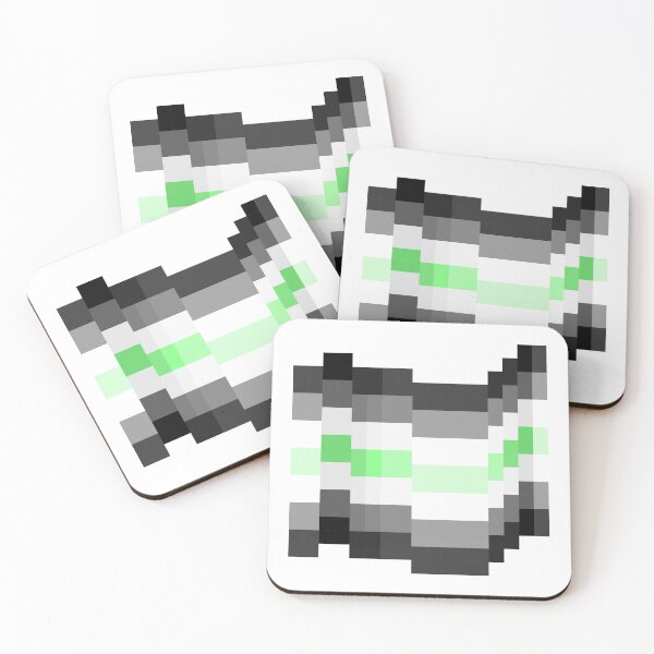 Item preview, Pixel Pride Flag Agender designed and sold by HarveyHandcraftsandDesigns.