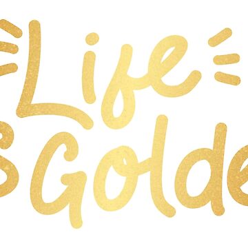 Vorschaubild zum Design Golden Retriever | Das Leben ist golden von Free-Range Chicken