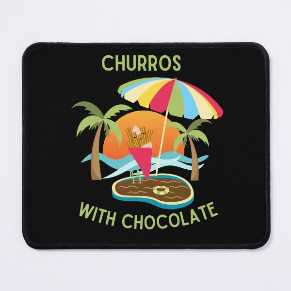 Item preview, Churros with chocolate - funny summer disign for churros lovers designed and sold by AtushaSpark.