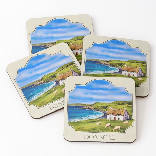 Item preview, Donegal Seaside Watercolor Ireland designed and sold by OliDesigns.