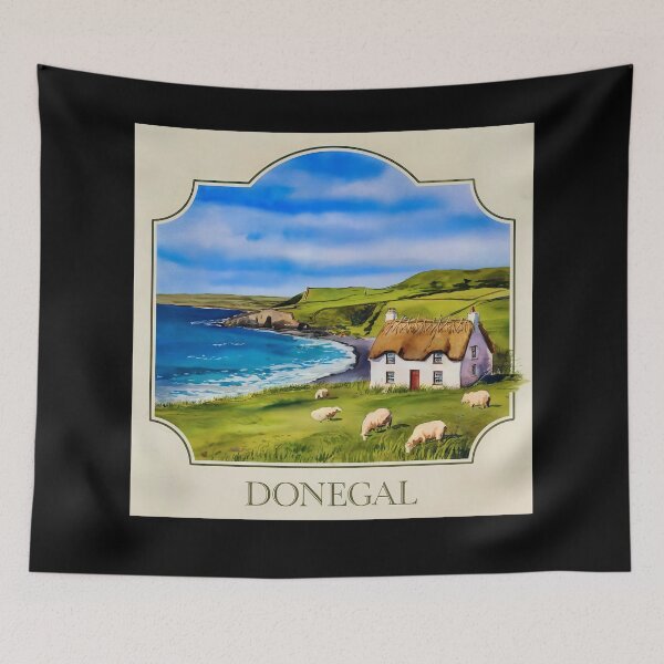 Item preview, Donegal Seaside Watercolor Ireland designed and sold by OliDesigns.