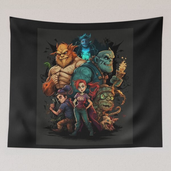 Item preview, The Fantastic Defenders designed and sold by Peludos, Si gracias.