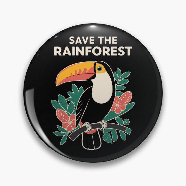 Item preview, Save the Rainforest Toucan Conservation Nature Lover designed and sold by Serbin.