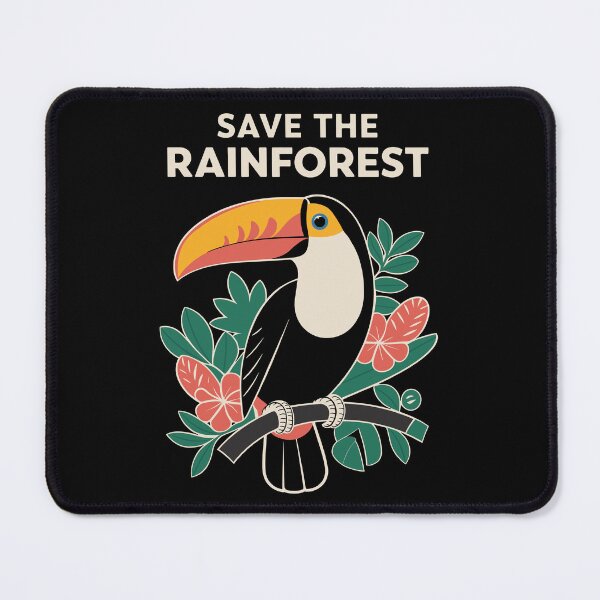 Item preview, Save the Rainforest Toucan Conservation Nature Lover designed and sold by Serbin.