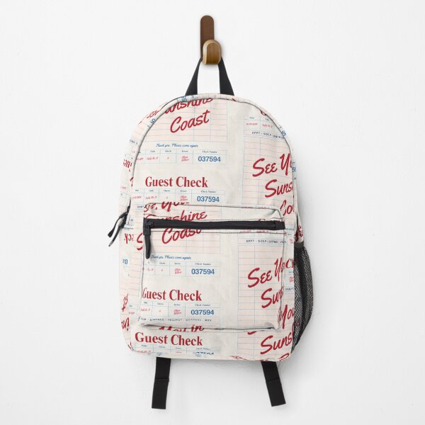 Item preview, See You in Sunshine Coast - Vintage Diner Guest Check Travel Print designed and sold by RM-Journey.