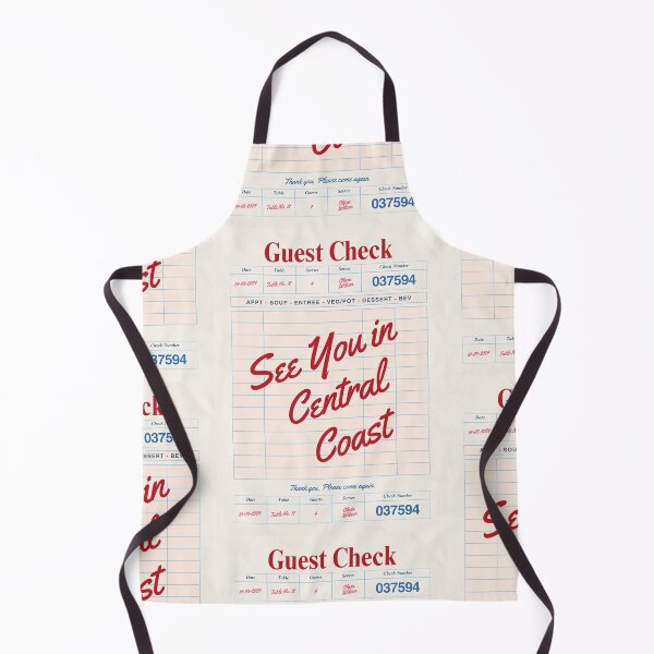 Item preview, See You in Central Coast - Vintage Diner Guest Check Travel Print designed and sold by RM-Journey.