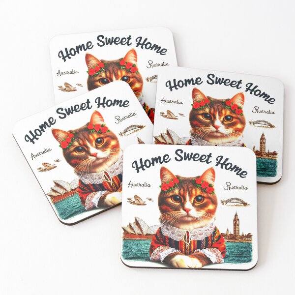 Item preview, Australia: A Purr-fect Homecoming designed and sold by ZenOfAIarts.