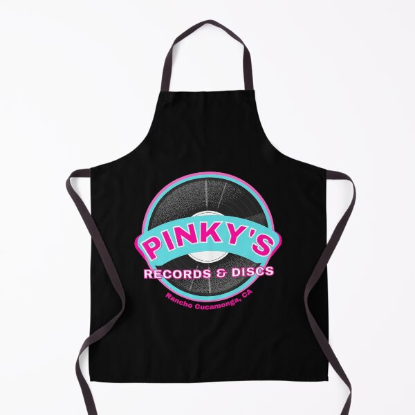 Item preview, Pinky’s Records & Discs Retro Music Logo designed and sold by Zuriel Hargrove.