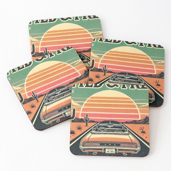 Item preview, “Wild & Free – Road Trip Vintage Design” designed and sold by Asfyi.
