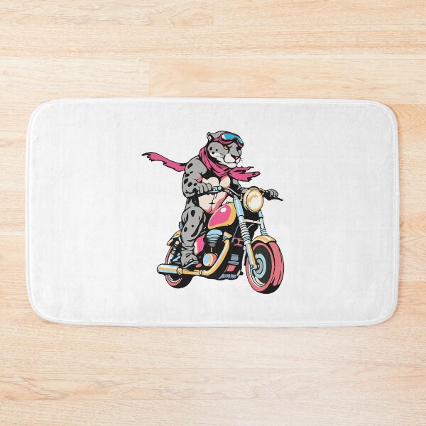 Item preview, Cool Puma on a Motorcycle - Wild Biker Animal Art designed and sold by TeeGleam.