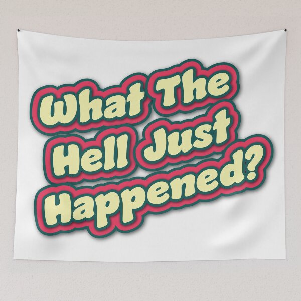 Item preview, What The Hell Just Happened? Remember Monday - Eurovision 2025 United Kingdom, ESC2025, ESC25, Basel designed and sold by Vision-Tees.