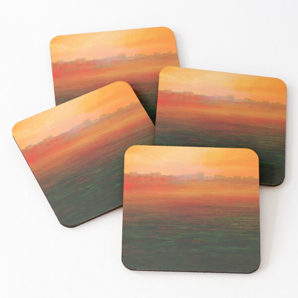 Item preview, Color Symphony - Evening Atmosphere on the Water designed and sold by art paintings.