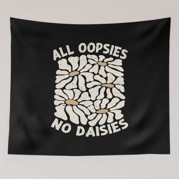 Item preview, All Oopsies, No Daisies – Funny Minimalist Floral Design designed and sold by Aredbox.